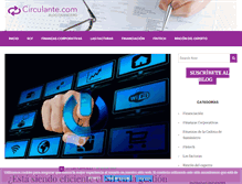 Tablet Screenshot of circulante.com